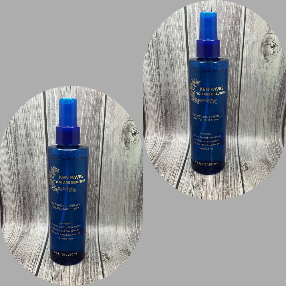 2 KEN PAVES YOU ARE BEAUTIFUL THERMAL PROTECTANT SPRAY BIG SIZE NEW